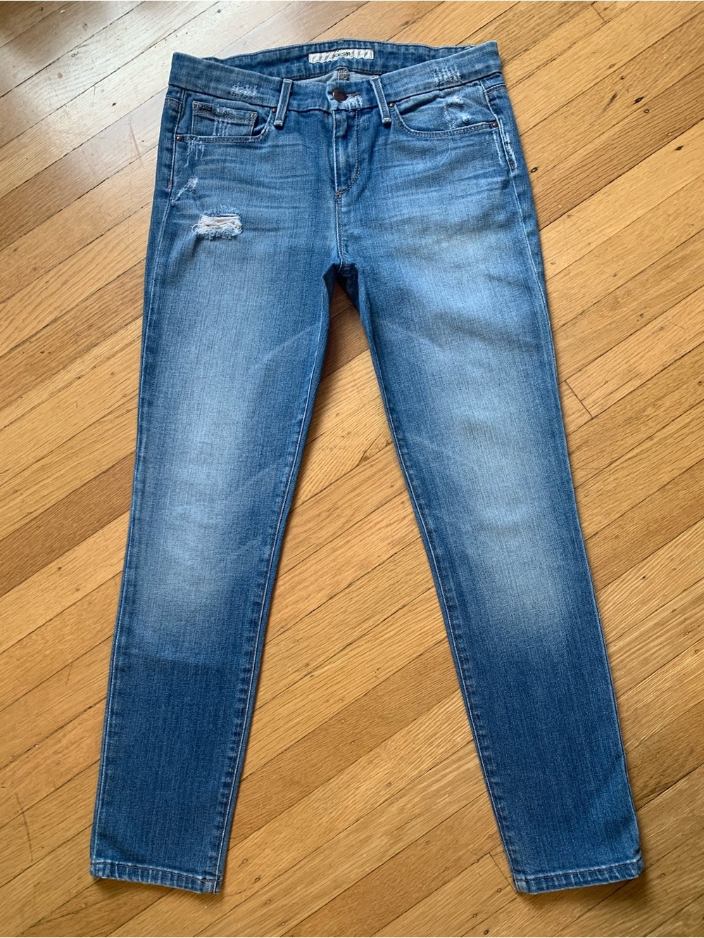 VGUC Joe’s Jeans The Ankle Length Muse Distressed Faded Skinny Jeans in Size 27